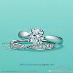 AAA Replica Tiffany Diamond Ring - 925 Silver